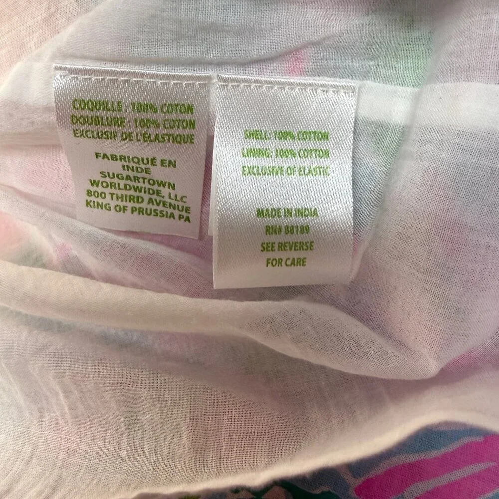 Lilly Pulitzer Hadley Smocked Midi Dress Medium Amalfi Blue Leaf It Wild NWT - Picture 11 of 15